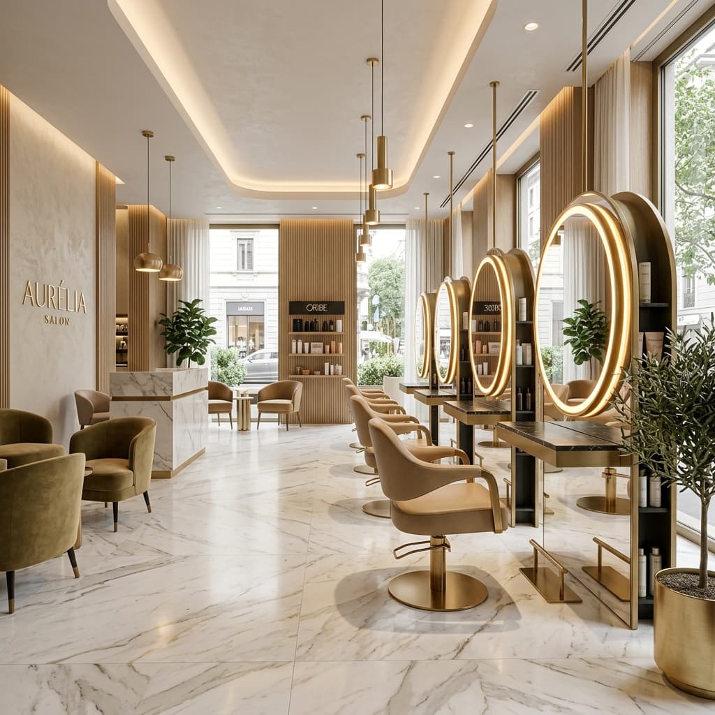 LUXE Salon Interior
